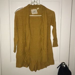 Yello ruffles cardigan